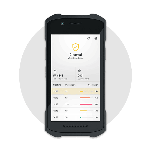 Boarding Pass Scanner for Airport staff