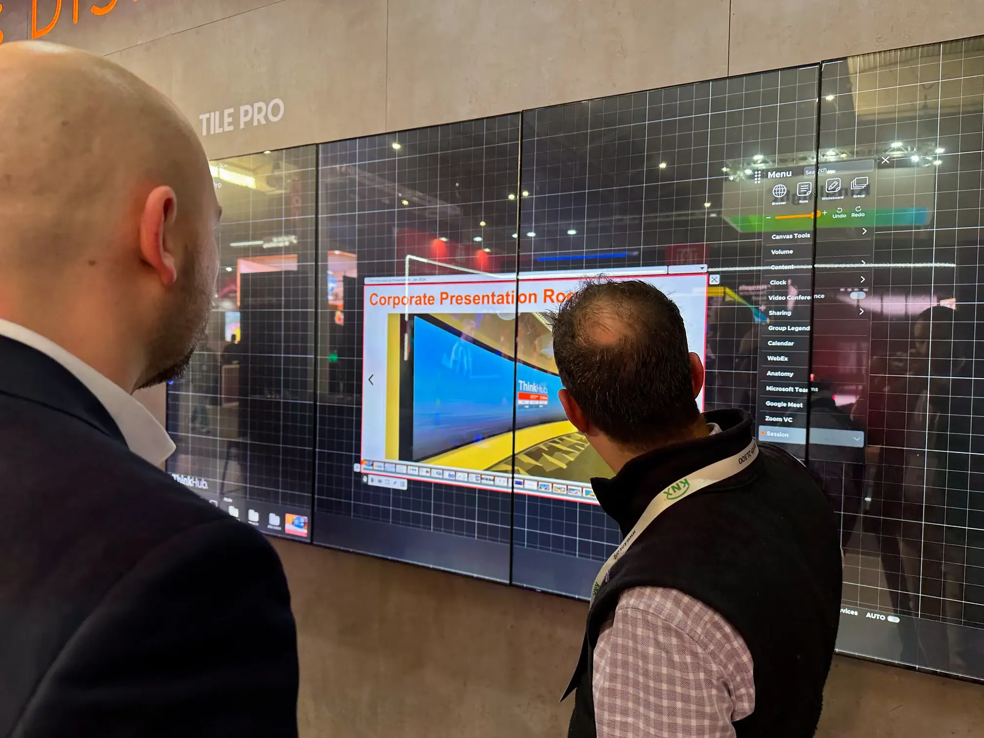 Touch & Connect - Walk around touchscreens factory