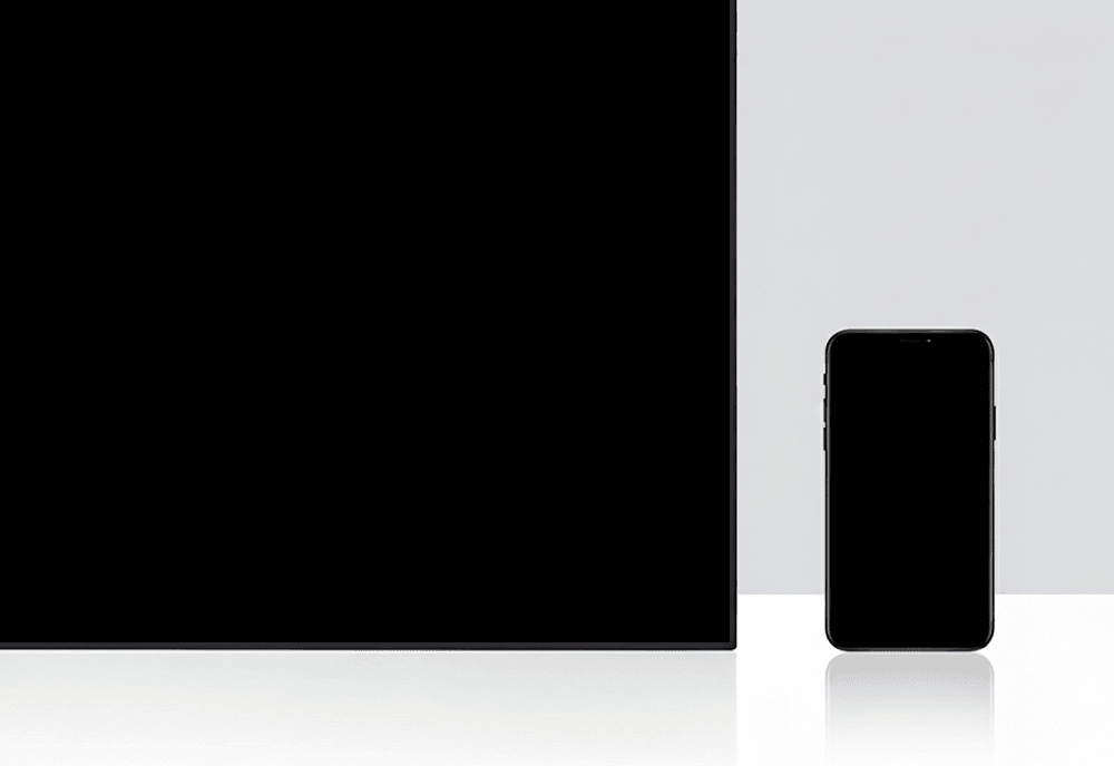 Detail view of TILE PRO touchscreen with minimal bezel for smooth, uninterrupted visuals across multiple displays