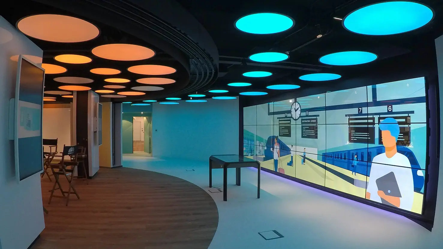 Interactive Videowalls for Corporate Lobbies & Experience Centers  