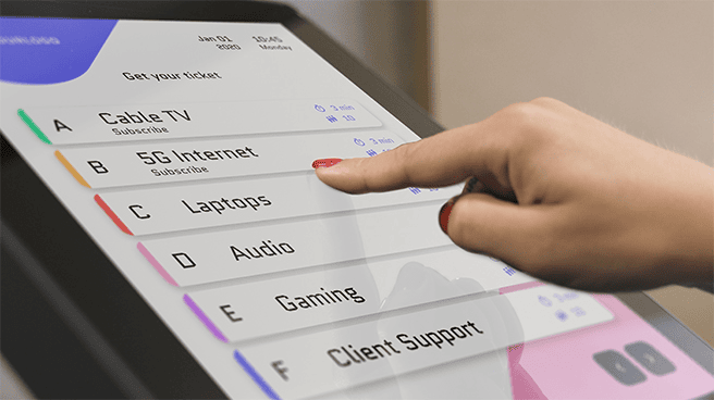 Tiik 15 Queue Kiosk - Built for Heavy Use