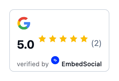Google reviews badge