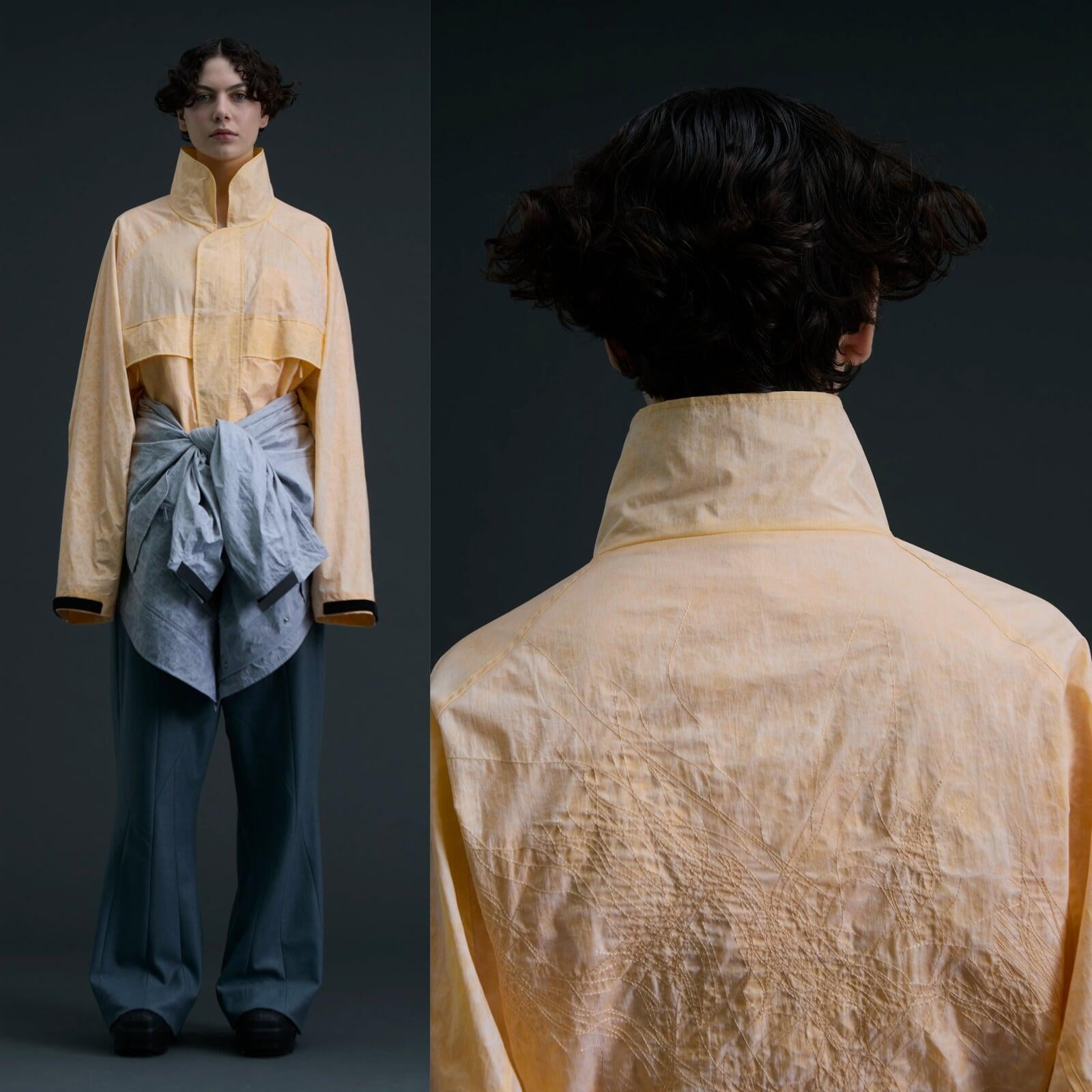 Yasmina wears the RAVERSDALE JACKET