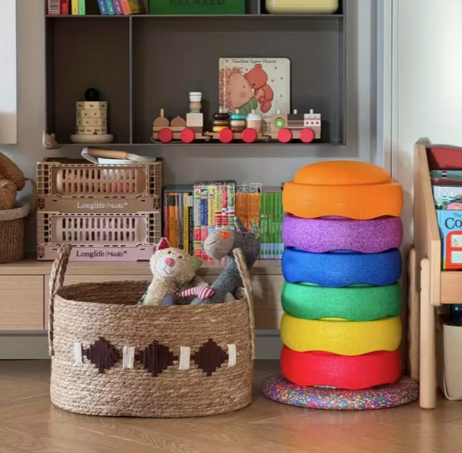 Цветни камъни за баланс тип Stepping Stones комплект от 6 части Цветни камъни за баланс тип Stepping Stones комплект от 6 части