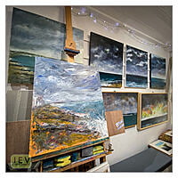 Winter 2021 - 4 “After Eunice 1” - Seascape on Canvas Winter 2021 - 4 “After Eunice 1” - Seascape on Canvas