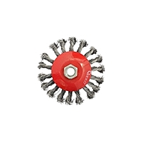 Bevel Twisted Knot Steel Wire Brush M14 115mm G00606 GEKO Bevel Twisted Knot Steel Wire Brush M14 115mm G00606 GEKO