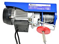 Electric Wire Rope Hoist 150/300 kg G01087 GEKO