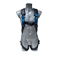 Skypro SP-111-QRB veiligheidsharnas – 1-punts, zwart/blauw XXL