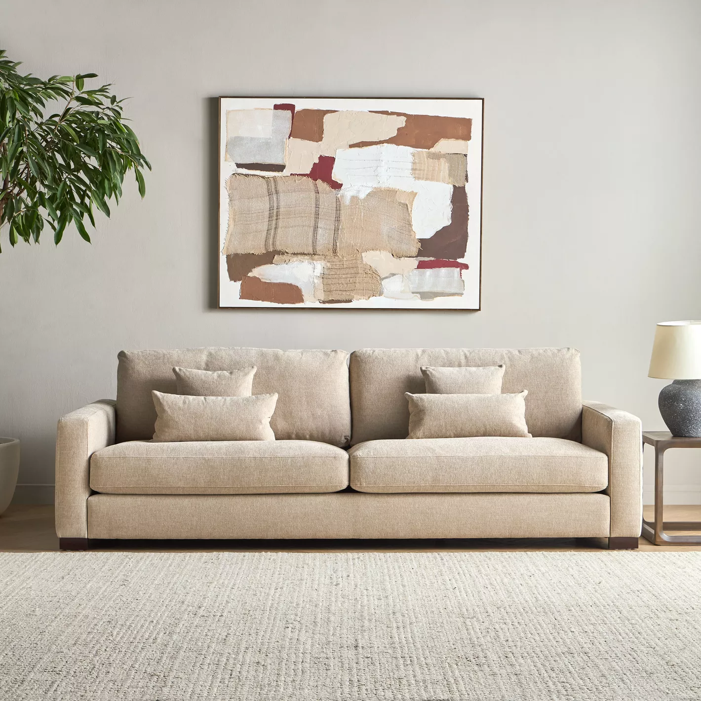 Haywood 4-Seater Fabric Sofa Haywood 4-Seater Fabric Sofa