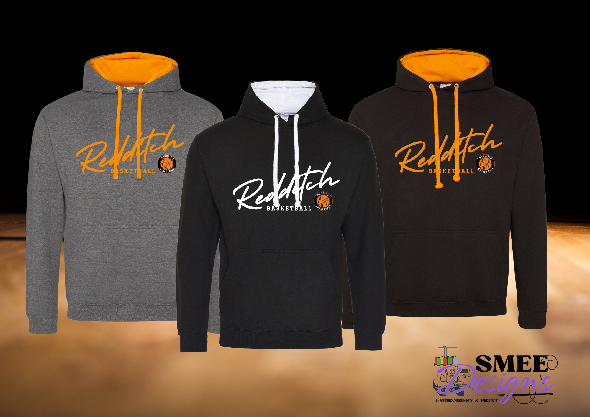 Adult Printed Varsity Hoodie