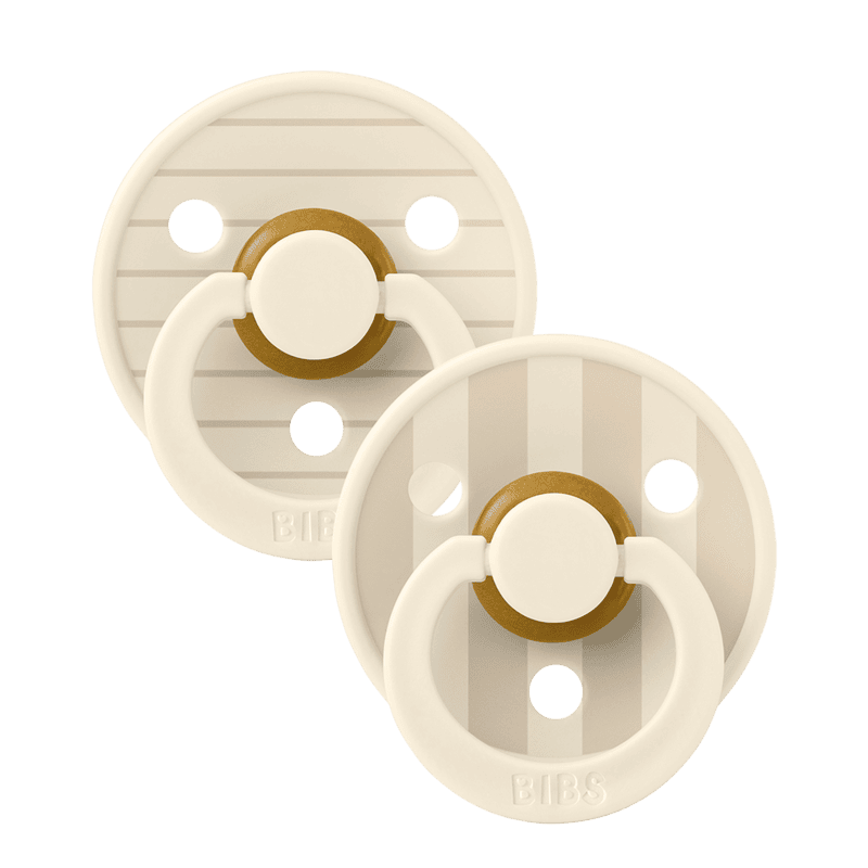 Bibs Pacifier Studio Colour 2 Pack Pin Latex Size 1 Ivory Vanilla Mix Bibs Pacifier Studio Colour 2 Pack Pin Latex Size 1 Ivory Vanilla Mix