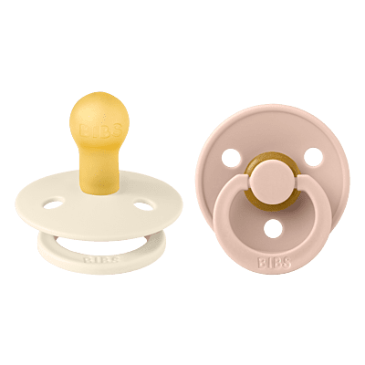 BIBS Colour 2 PACK Latex Ivory/Blush BIBS Colour 2 PACK Latex Ivory/Blush