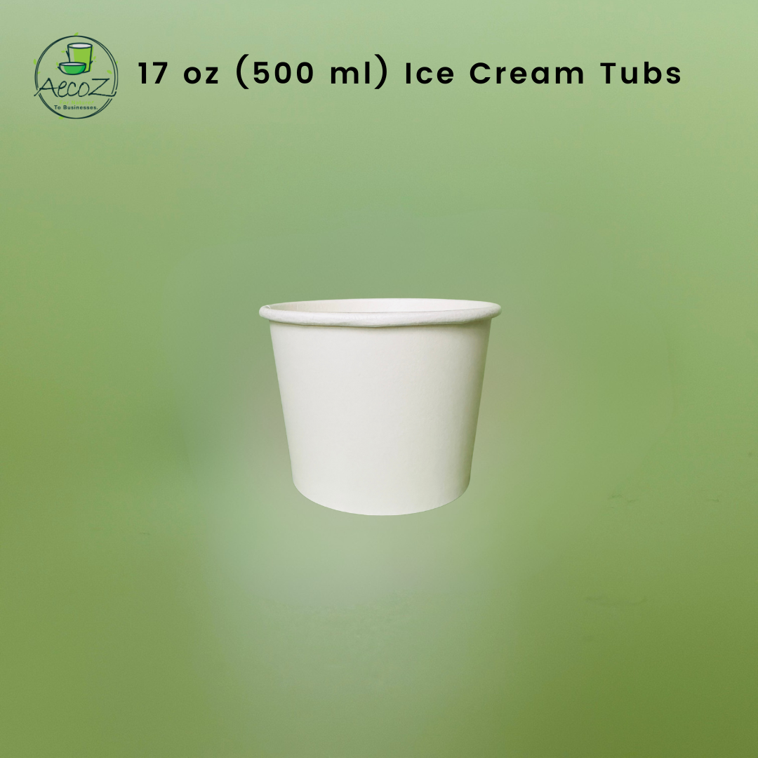17 oz (500 ML) Container Box - White 17 oz (500 ML) Container Box - White