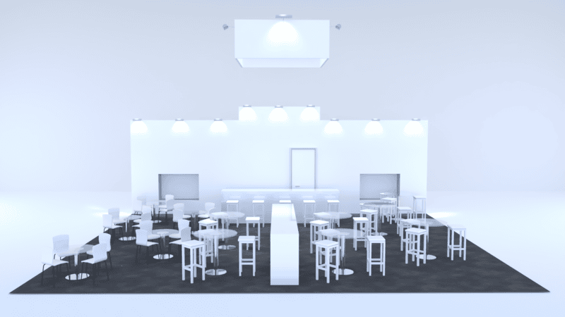 Messestand New York 11x10,5m | Messebauer Berlin Messestand New York 11x10,5m | Messebauer Berlin