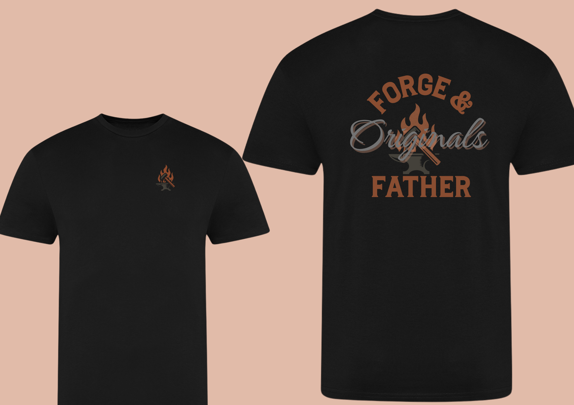 Adult T-shirt Brown