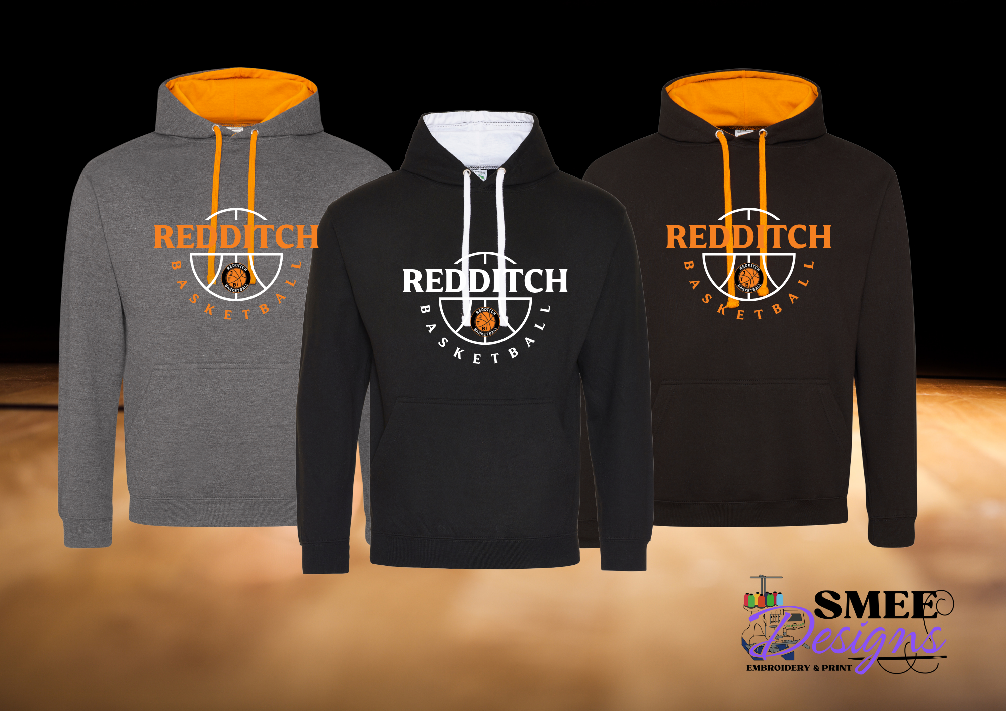 Adult Printed Varsity Hoodie