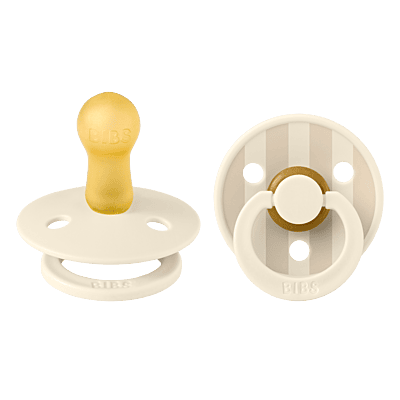 Bibs Pacifier Studio Colour 2 Pack Pin Latex Size 2 Ivory Vanilla Mix Bibs Pacifier Studio Colour 2 Pack Pin Latex Size 2 Ivory Vanilla Mix