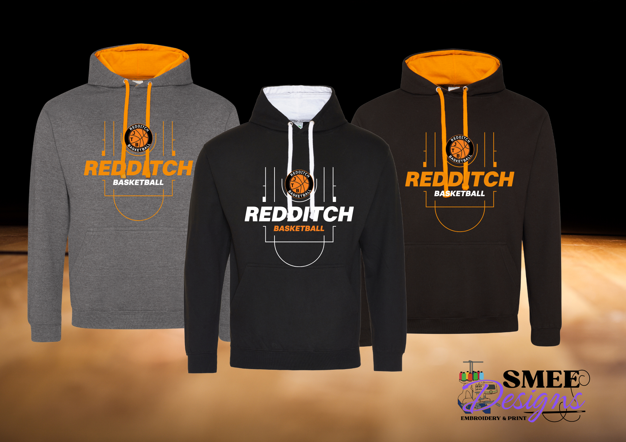 Adult Printed Varsity Hoodie