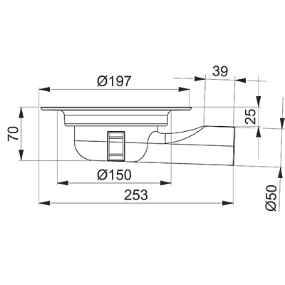 PURUS bez trapa MiniMax 50 ar horizontālu izteku (7152455) PURUS bez trapa MiniMax 50 ar horizontālu izteku (7152455)