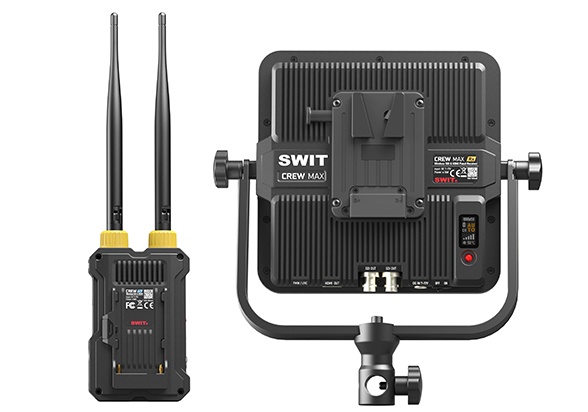CREW MAX | 10000feet(3000m) 3rd Gen. professional Wireless FHD Video Transmission with Tx NP-F plate, Super Multicast, Super Anti-interference,  No-delay