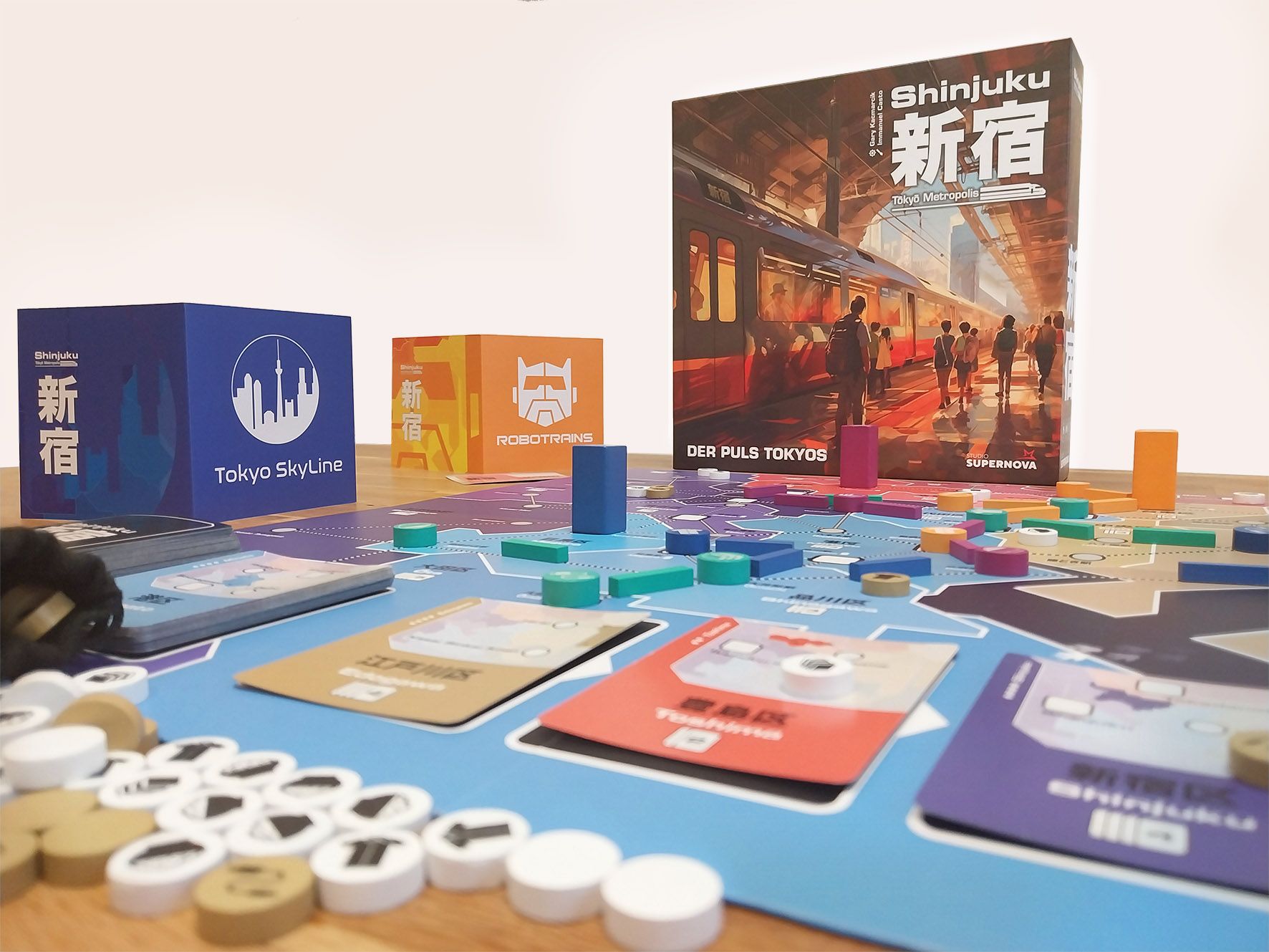 Shinjuku DEUTSCH Spielaufbau Shinjuku DEUTSCH Spielaufbau