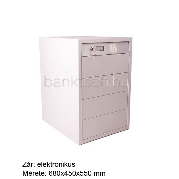 Banktech C/4IP BTSG, 4 fiókos multiszéf, deposit fiókkal Banktech C/4IP BTSG, 4 fiókos multiszéf, deposit fiókkal