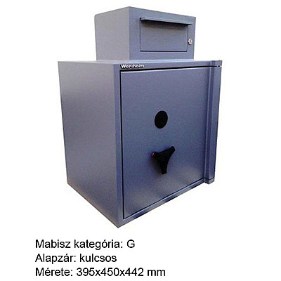 Wertheim BG10 bedobós páncélszekrény Wertheim BG10 bedobós páncélszekrény
