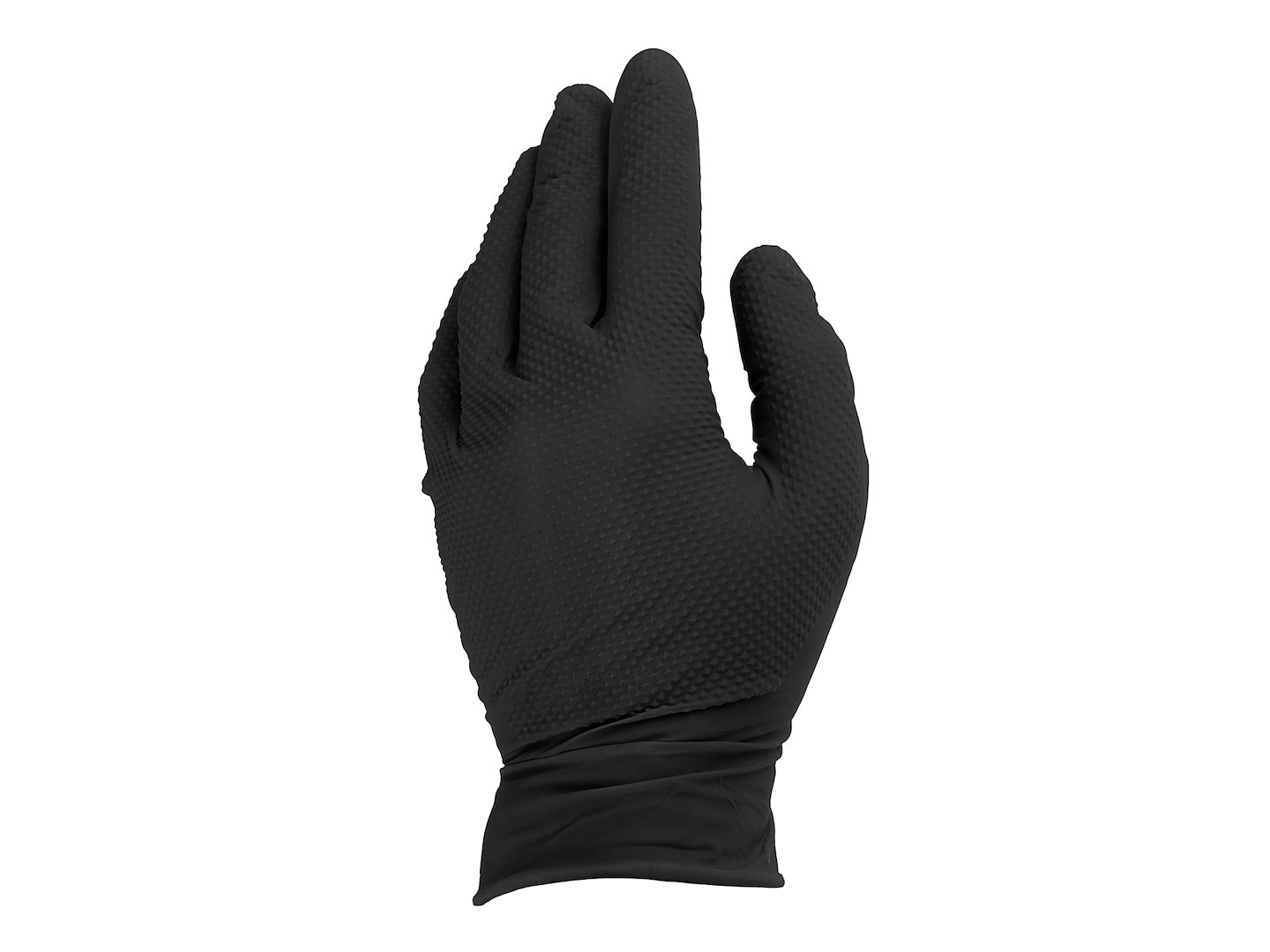 Nitrlile gloves SOLID GRIP 50pcs size XL, black G75200-XL