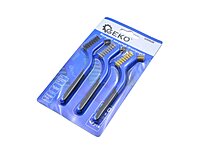 Wire Brush Mini 3pcs Set 180mm GEKO G00646