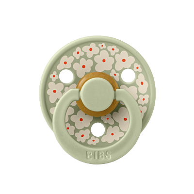 Bibs Pacifier Studio Colour 2 Pack Jasmine Latex Size 1 Sage Mix