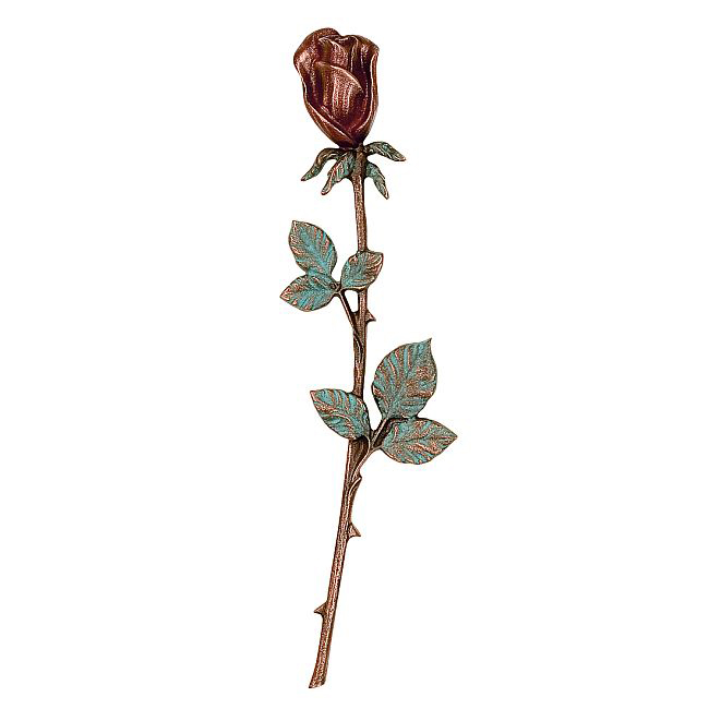 Bronzen roos