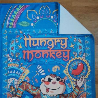 Hungrymonkey Duschhandtuch Design
