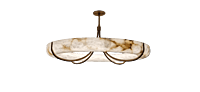 Alabaster Halo Pendant
