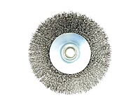 Steel Crimped Wire Wheel 125mm M14 GEKO G00599 Steel Crimped Wire Wheel 125mm M14 GEKO G00599