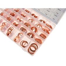 Copper Washer Metric Assortment 580 pcs G02916 GEKO