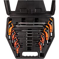 T Shape hex Keys Set 8pcs, Ball end tip Richmann C6605