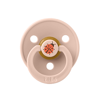 BIBS Pacifier Studio Colour 2 PACK Ladybug Latex size 3 Blush Mix