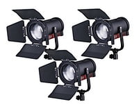 FL-C60D 3KIT | Set of 3 x 60W LED Spotlight, 25000lux, V-Mount, DMX FL-C60D 3KIT | Set of 3 x 60W LED Spotlight, 25000lux, V-Mount, DMX