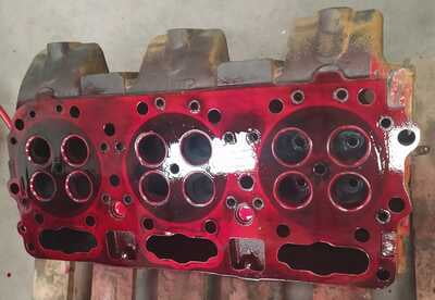 CYLINDER HEAD VTA28 BARE ORIGINAL USED - CULATA ORIGINAL USADA CON ASIENTOS Y GUIAS CYLINDER HEAD VTA28 BARE ORIGINAL USED - CULATA ORIGINAL USADA CON ASIENTOS Y GUIAS