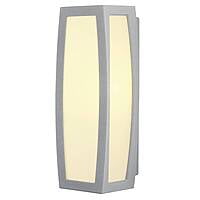 MERIDIAN BOX zilvergrijs 1xE27, met bewegingssensor
