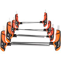 T Shape hex Keys Set 8pcs, Ball end tip Richmann C6605