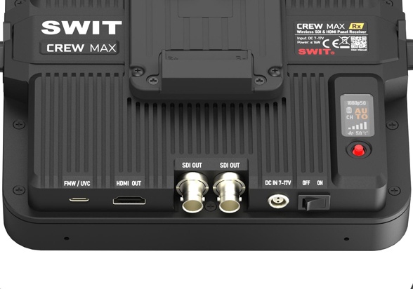 CREW-V MAX | 10000feet(3000m) 3rd Gen. professional Wireless FHD Video Transmission with Tx V-mount, Super Multicast, Super Anti-interference,  No-delay