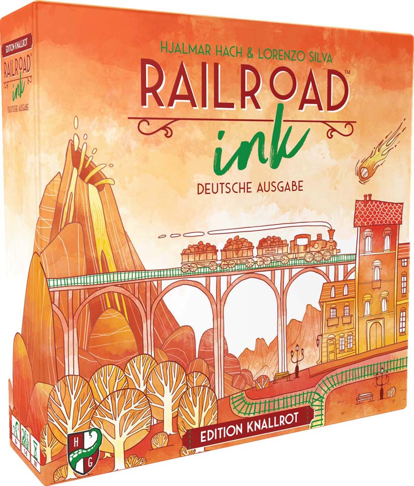 Railroad Ink: Edition Knallrot DEUTSCH Boxencover