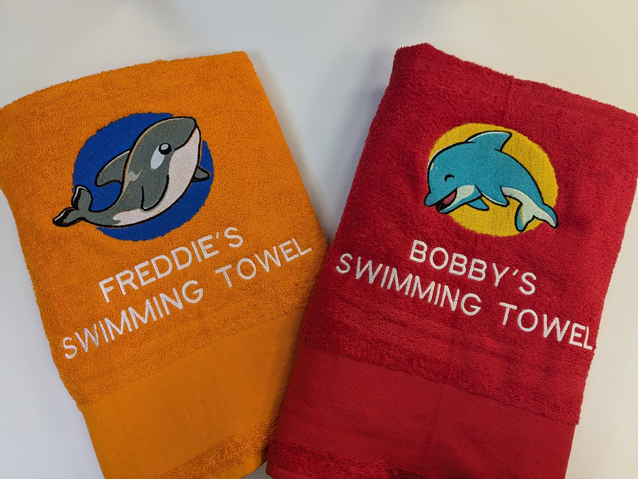 Embroidered Swimming Towel