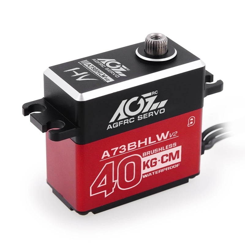 AGFRC Low Profile Digital Servo 0.10/40kg WP AGFRC Low Profile Digital Servo 0.10/40kg WP