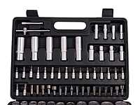 Socket Set with Ratchets, Adapters and Extensions 1/2 and 1/4 in. Drive 108 pcs G10151 HEIDMANN Socket Set with Ratchets, Adapters and Extensions 1/2 and 1/4 in. Drive 108 pcs G10151 HEIDMANN
