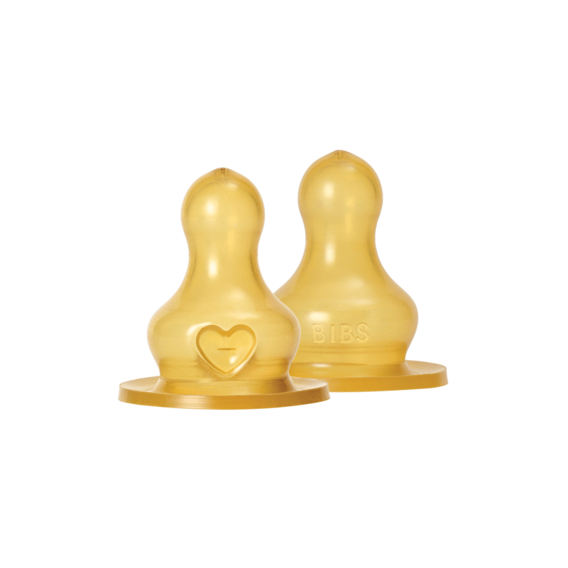 Bibs Bottle Nipple 2 Pack Latex Medium Flow Bibs Bottle Nipple 2 Pack Latex Medium Flow
