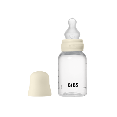 Bibs Grow and Flow Baby Bottle Round Silicone Set 150ml/270ml Ivory Bibs Grow and Flow Baby Bottle Round Silicone Set 150ml/270ml Ivory