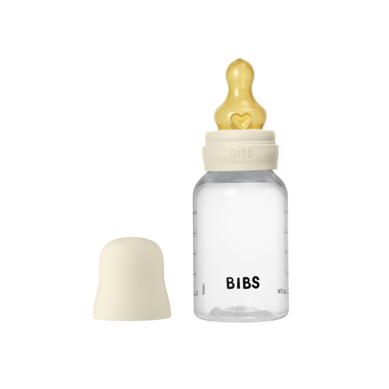 Bibs Baby Bottle Round Latex 1 pack 150ml Slow Flow Ivory Bibs Baby Bottle Round Latex 1 pack 150ml Slow Flow Ivory