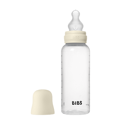 Bibs Grow and Flow Baby Bottle Round Silicone Set 150ml/270ml Ivory Bibs Grow and Flow Baby Bottle Round Silicone Set 150ml/270ml Ivory